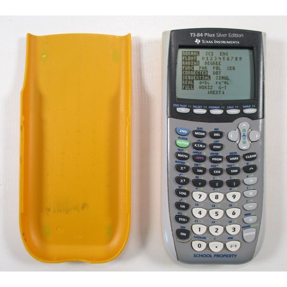 Texas Instruments Ti-84‎ Plus Silver Edition Graphing Calculator Yellow School
